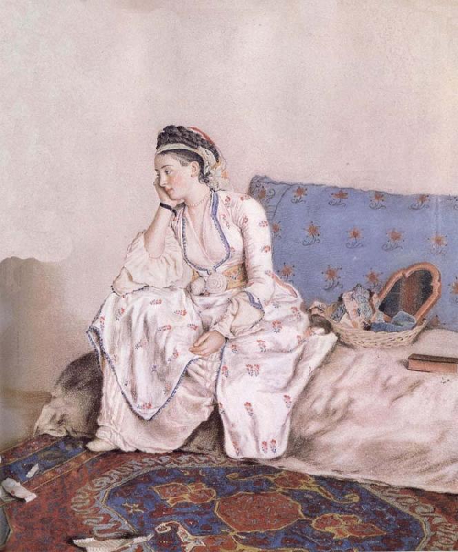 Jean-Etienne Liotard Portrait of Mary Gunning Countess of Coventry Germany oil painting art